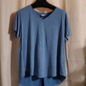 Mod Ref Top Shirt Ladies Essential V Neck Tee Shirt Blouse XXL